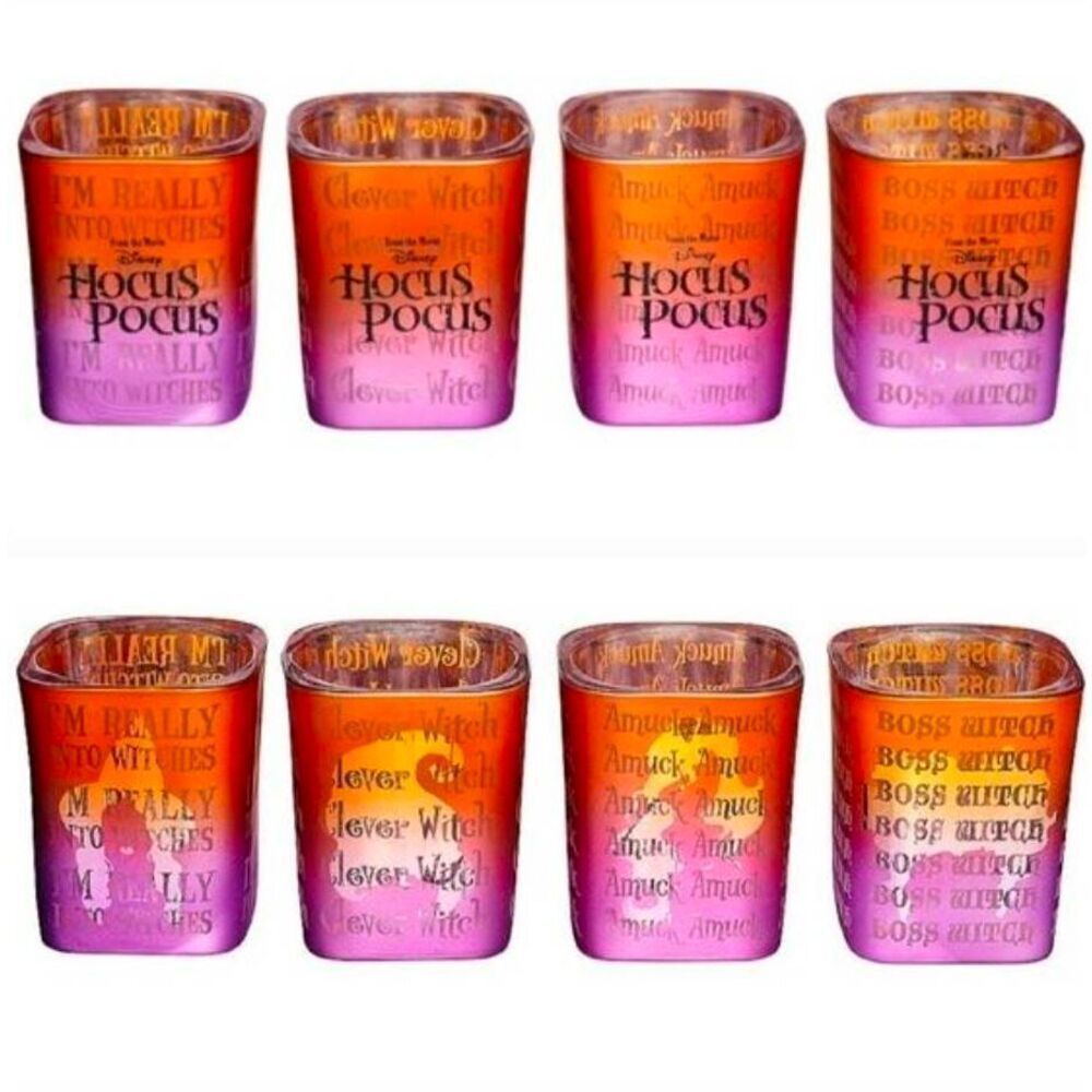 🔸️NIB Disney Hocus Pocus Mini Glass Set